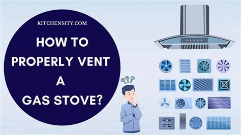 gas stove with vent